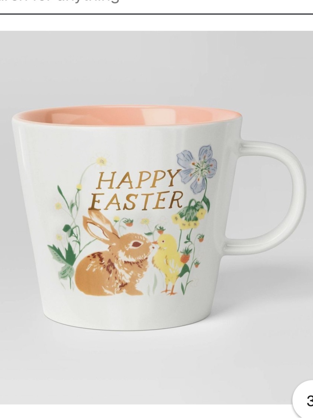 NWT Threshold Happy Easter Stoneware Mug